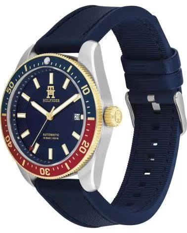 TOMMY HILFIGER TOMMY HILFIGER UHR 1792141 BLAU STAHL UND GOLD AUTOMATIK AZUL