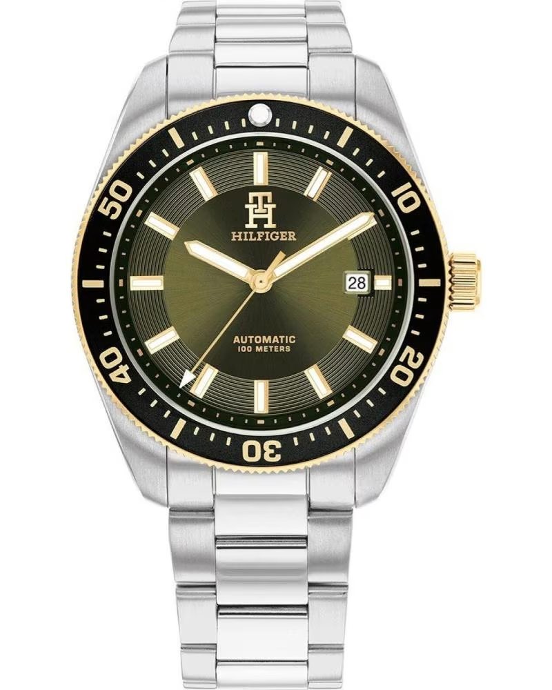 TOMMY HILFIGER MONTRE TOMMY HILFIGER 1792155 POUR HOMME, ACIER INOXYDABLE, GRIS GRIS