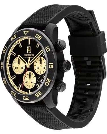 TOMMY HILFIGER TOMMY HILFIGER CHRONOGRAPH HERRENUHR SCHWARZ 1792182 NEGRO