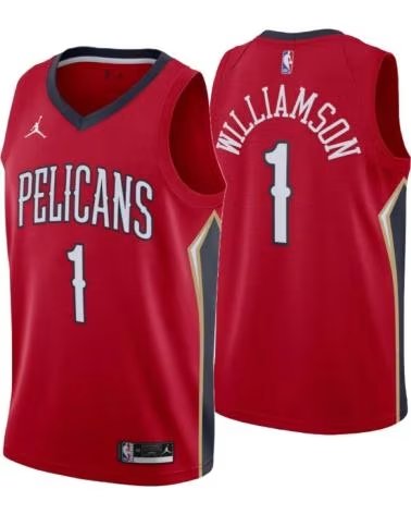 NIKE CAMISA NIKE STATEMENT EDITION SWINGMAN ZION WILLIAMSON NEW ORLEANS PELICANS #1 MASCULINO 1