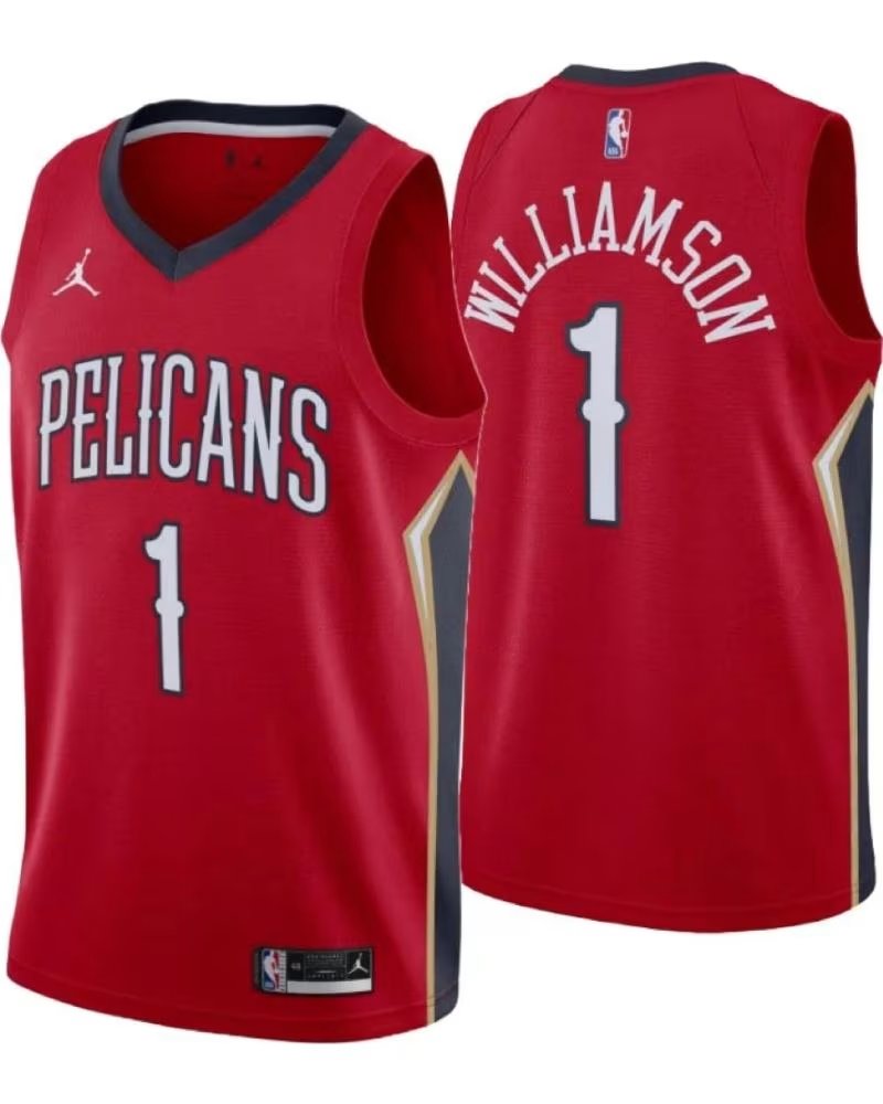 NIKE NIKE STATEMENT EDITION SWINGMAN TRIKOT ZION WILLIAMSON NEW ORLEANS PELICANS #1 HERREN 1
