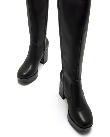 MTNG BOTAS DE VESTIR ALTAS CON PLATAFORMA MUSTANG 50522 PARA MUJER NEGRO