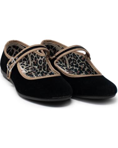 VUL-LADI ZAPATILLAS MERCEDES DE TERCIOPELO NEGRO PARA MUJER NEGRO