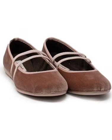 VUL-LADI VULLADI BALLERINAS AUS SAMT MIT RIEMCHEN MAQUILLAJE