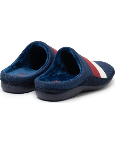 BEREVERE ZAPATILLAS DE ESTAR POR CASA BEREVERE CHNELA RALLADA MARINO AZUL
