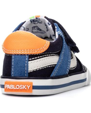 PABLOSKY ZAPATILLAS DE LONA PABLOSKY CON VELCRO PARA NIÑO AZUL