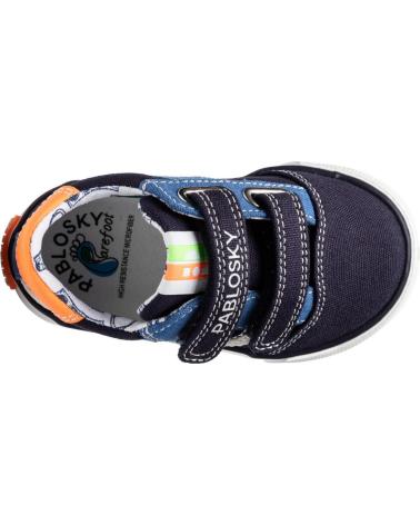 PABLOSKY ZAPATILLAS DE LONA PABLOSKY CON VELCRO PARA NIÑO AZUL