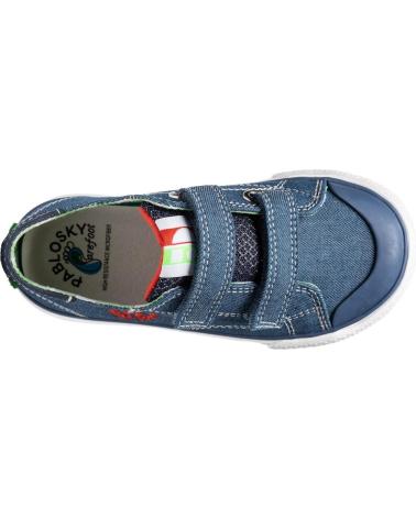PABLOSKY ZAPATILLAS DE LONA PABLOSKY CON DOBLE CIERRE DE VELCRO PARA NIÑO JEANS