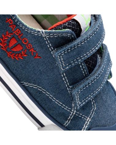 PABLOSKY ZAPATILLAS DE LONA PABLOSKY CON DOBLE CIERRE DE VELCRO PARA NIÑO JEANS