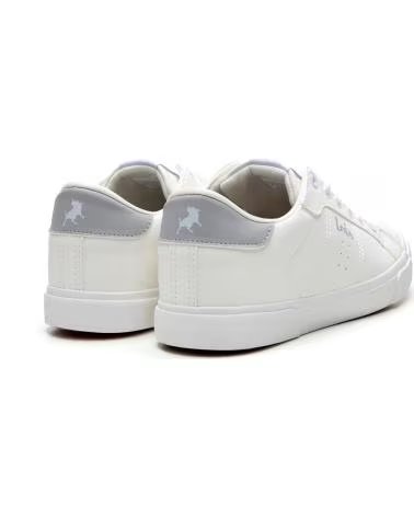 LOIS JEANS LOIS CANVAS SNEAKERS FOR MEN - MODEL 61346 WHITE BLANCO