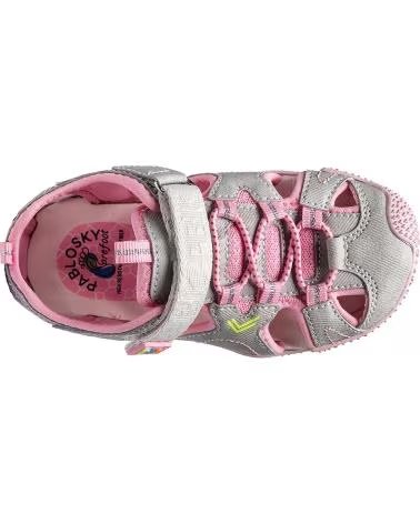 PABLOSKY SANDALIAS NINA MODELO 985855P COLOR GRIS GRYPNK