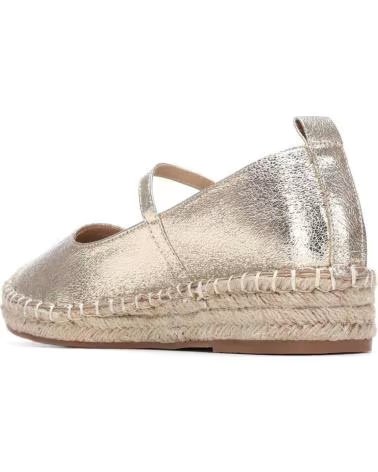 XTI SANDALIAS DE PLATAFORMA 145028 EN PLATEADO PARA MUJER ORO