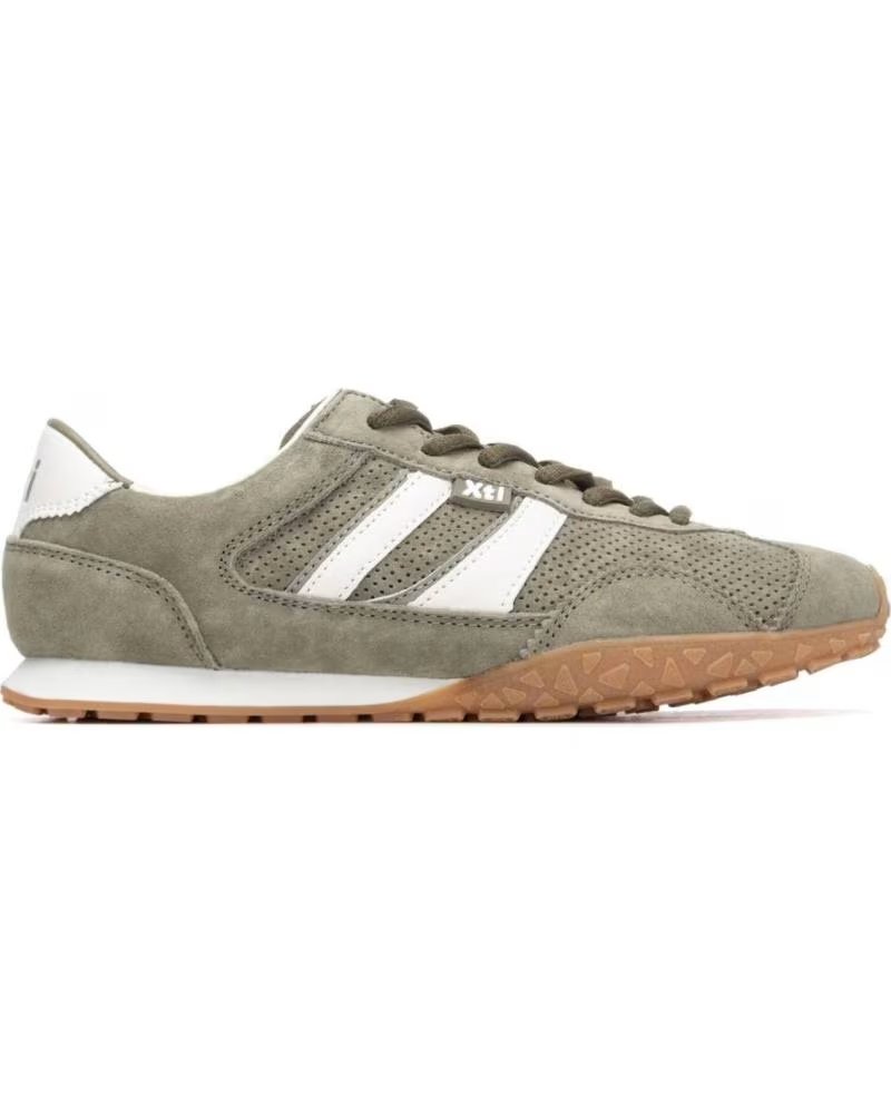 XTI Zapatillas 145058 en verde para mujer KAKI