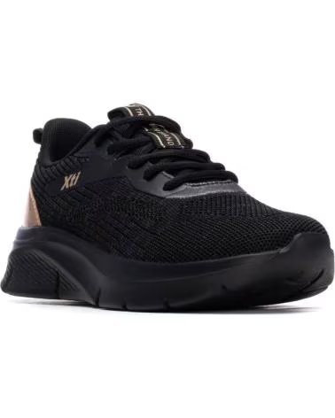 XTI XTI SNEAKER MODELL 145170 SCHWARZ MIT GOLDDETAIL NEGRO