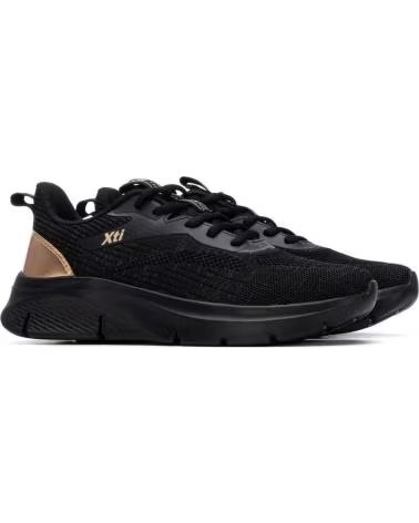 XTI XTI SNEAKER MODELL 145170 SCHWARZ MIT GOLDDETAIL NEGRO