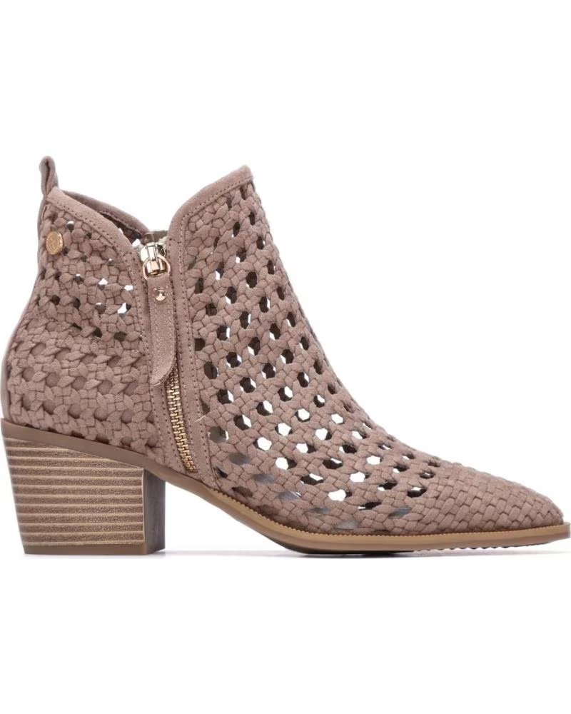 XTI BOTTINES 145267 POUR FEMME AJOURÉES TAUPE