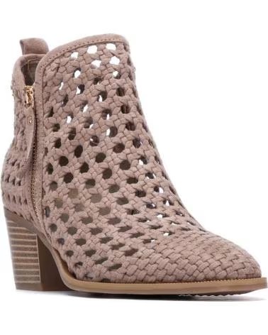 XTI BOTTINES 145267 POUR FEMME AJOURÉES TAUPE