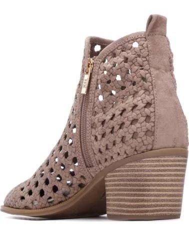 XTI BOTTINES 145267 POUR FEMME AJOURÉES TAUPE