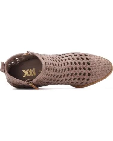 XTI BOTTINES 145267 POUR FEMME AJOURÉES TAUPE