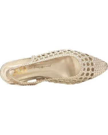 XTI MESH SLINGBACK FLATS WITH POINTED TOE ORO