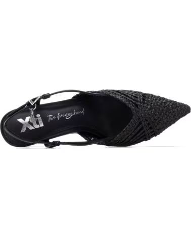 XTI SAPATOS DE SALTO XTI FEMININOS, MODELO 145301, COR PRETA NEGRO