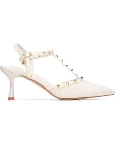 XTI SAPATOS XTI T-STRAP COM TACHAS E SALTO TAÇA COR GELO HIELO