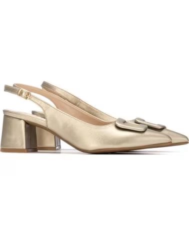 XTI SAPATOS DE SALTO XTI DOURADOS COM FIVELA DECORATIVA ORO