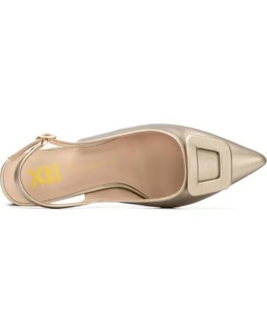XTI SAPATOS DE SALTO XTI DOURADOS COM FIVELA DECORATIVA ORO
