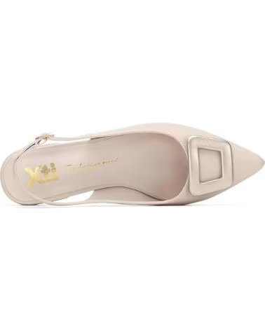 XTI SAPATOS BAIXOS XTI SLINGBACK BEGE COM ENFEITES DE STRASS BEIGE