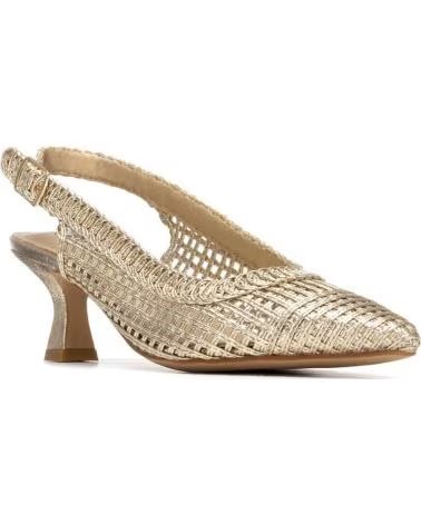 SAPATOS SOCIAIS XTI SLINGBACK METALIZADOS MODELO 145432 METáLICO