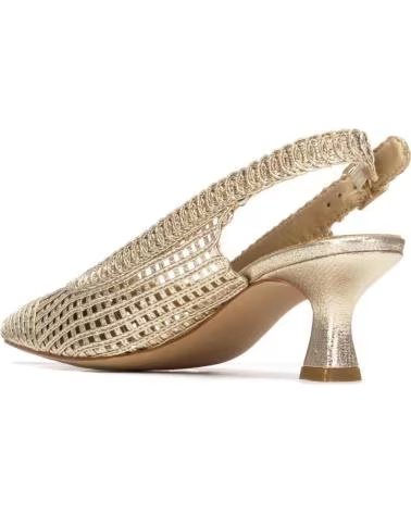 SAPATOS SOCIAIS XTI SLINGBACK METALIZADOS MODELO 145432 METáLICO