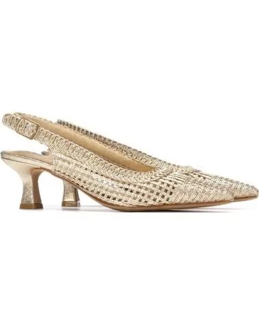 SAPATOS SOCIAIS XTI SLINGBACK METALIZADOS MODELO 145432 METáLICO