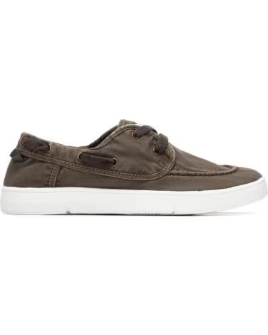 XTI BASKETS NAUTIQUES XTI EN TOILE KAKI POUR HOMME KAKI