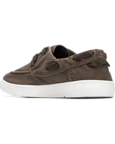 XTI BASKETS NAUTIQUES XTI EN TOILE KAKI POUR HOMME KAKI