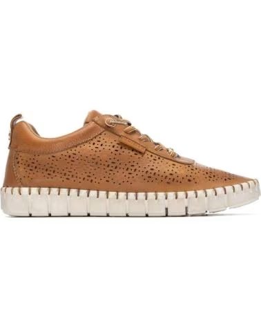 CARMELA CARMELA SNEAKER LEDER CAMEL MIT PERFORATIONEN CAMEL