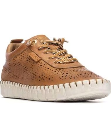 CARMELA CARMELA SNEAKER LEDER CAMEL MIT PERFORATIONEN CAMEL