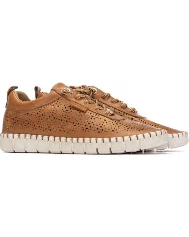 CARMELA CARMELA SNEAKER LEDER CAMEL MIT PERFORATIONEN CAMEL