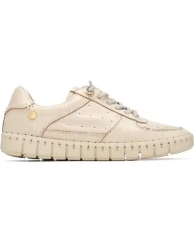 CARMELA CARMELA DAMEN-SNEAKER AUS BEIGEM LEDER BEIGE