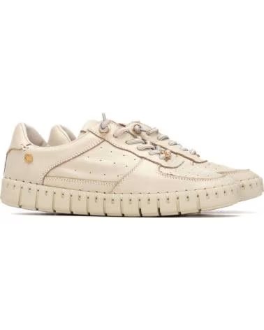 CARMELA CARMELA DAMEN-SNEAKER AUS BEIGEM LEDER BEIGE