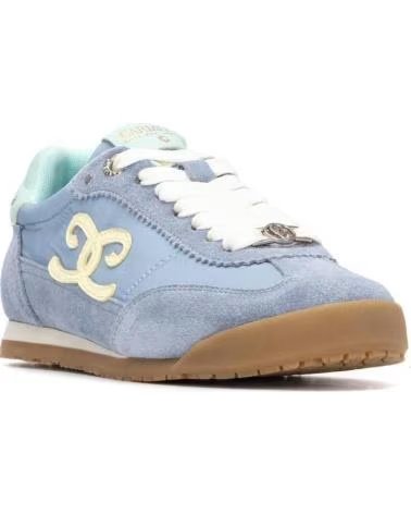CARMELA CARMELA WILDLEDER-SNEAKER IN BLAU FÜR DAMEN JEANS