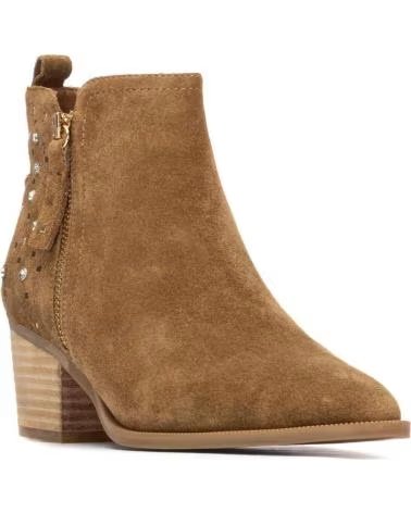 CARMELA BOTINES MUJER MODELO 163151C COLOR MARRON CAMEL