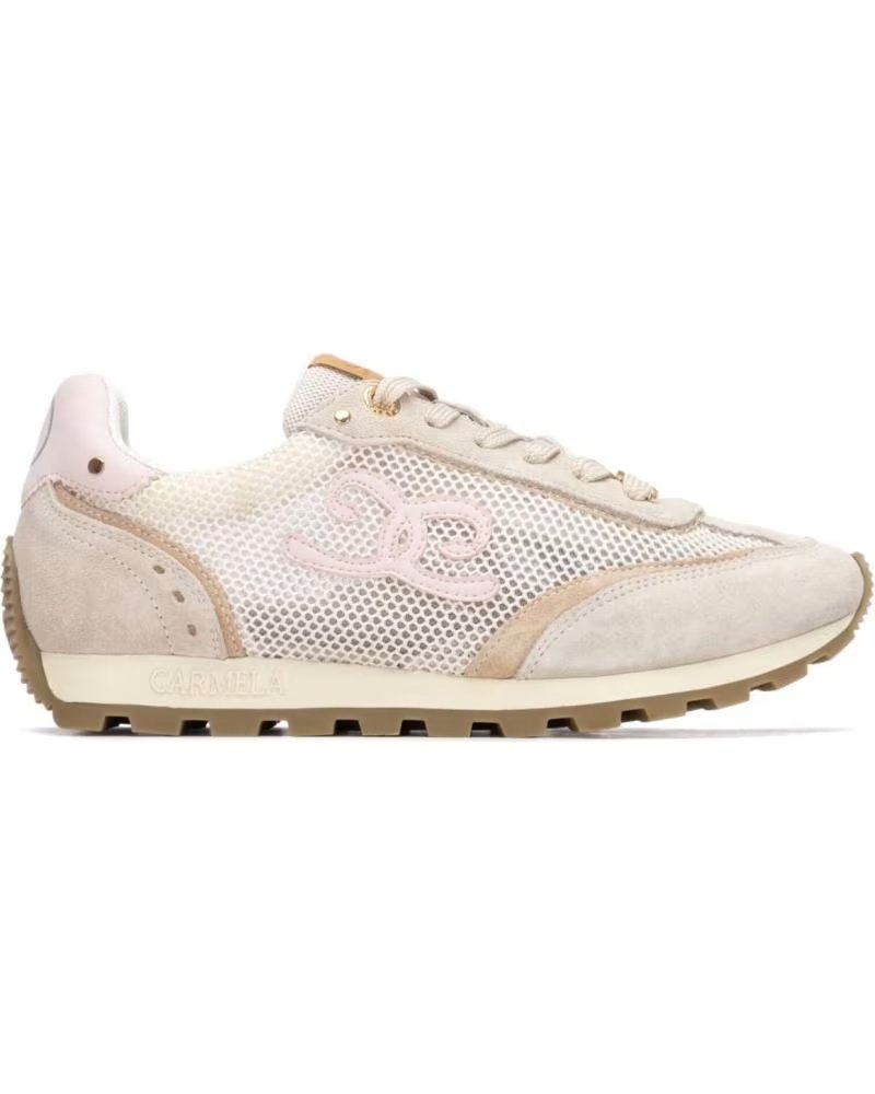 CARMELA ZAPATILLAS MUJER MODELO 163213C COLOR BEIS BEIGE