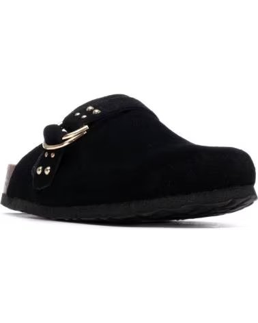 REFRESH REFRESH SCHWARZE CLOGS MIT SCHNALLE FÜR DAMEN NEGRO