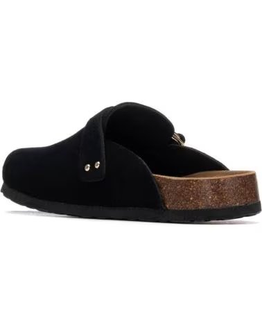 REFRESH REFRESH SCHWARZE CLOGS MIT SCHNALLE FÜR DAMEN NEGRO