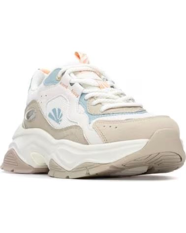 REFRESH ZAPATILLAS DEPORTIVAS REFRESH 175047 BEIGE PARA MUJER BEIGE