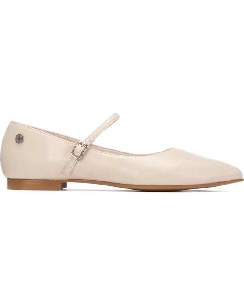REFRESH BALLERINE REFRESH DONNA BEIGE PUNTA SOTTILE CON CINTURINO BEIGE
