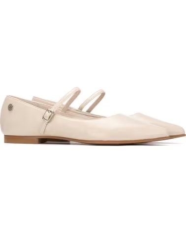 REFRESH BALLERINE REFRESH DONNA BEIGE PUNTA SOTTILE CON CINTURINO BEIGE