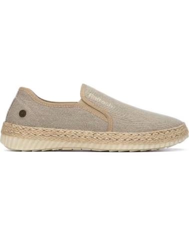 REFRESH REFRESH 175522 LEINENSCHUHE FARBE TAUPE TAUPE