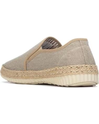 REFRESH REFRESH 175522 LEINENSCHUHE FARBE TAUPE TAUPE