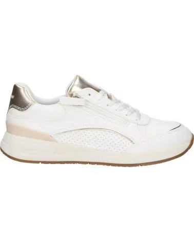 GEOX TÉNIS D BULMYA D65NQB BRANCO DOURADO WHITE-LT GOLD C1327